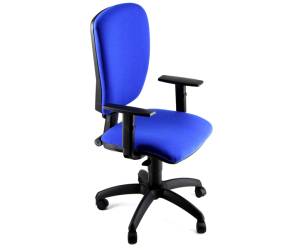 Seduta operativa Cluster CSA con braccioli regolabili blu - 11559