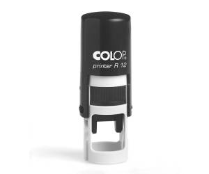 Timbro diametro 12 mm 2 righe personalizzabile autoinchiostrante - 12713