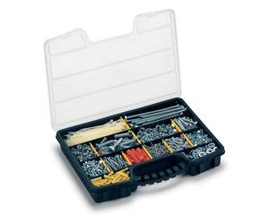 Valigetta portaminuterie ProOrganizer 16,39,5 x 30,5 x 6 cm PPL trasparente nero - 13127