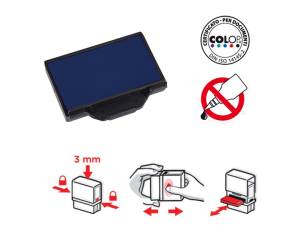 Tampone di ricambio E/20 - blu - conf. 5 pezzi - Colop - E/20.BL - 38075CNF02 - DMwebShop