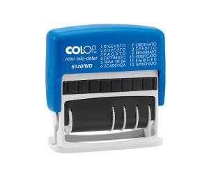 Timbro Mini Info Dater Datario + Polinomio - 12 diciture 4 mm - autoinchiostrante - Colop - S120WD - 9004362359432 - DMwebShop
