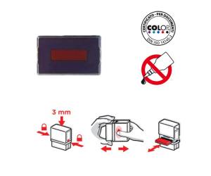 Tampone di ricambio - rosso-blu - conf. 5 pezzi - Colop - E2600.BIC - DMwebShop