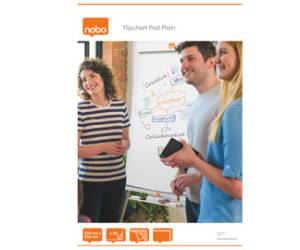 Blocco per lavagna - 20 fogli - 67,1 x 96,5 cm - bianco - Nobo - 1901631 - 5028252144629 - DMwebShop