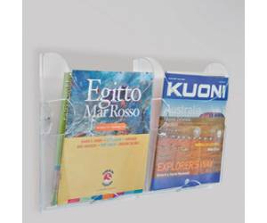 Portariviste da parete Ice - tasca A4 - set 2 pezzi - Tecnostyl - IC001 - 8010026003567 - DMwebShop