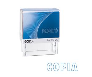 Timbro Printer 20/L G7 - COPIA - 1,4 x 3,8 cm - autoinchiostrante - Colop - PRINTER.20/L0133 - 9004362487166 - DMwebShop