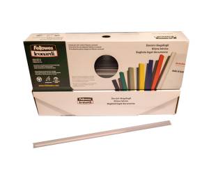 Dorsetti tondi per rilegatura - 3 mm - trasparente - scatola 50 pezzi - Fellowes - D103TN - 8015687018431 - DMwebShop