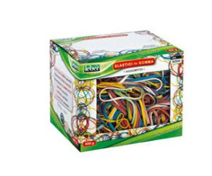 Elastici - misura e colori assortiti - scatola da 500 gr - gomma - Lebez - 50500. - 8007509036600 - DMwebShop