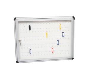 Bacheca murale portachiavi - 45 x 60 cm - 90 posti chiave - Metalplus - 2184/2 - 8022715218428 - DMwebShop