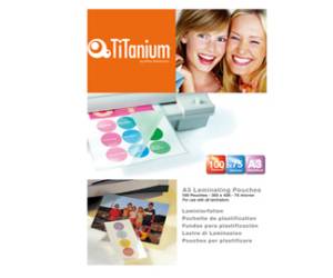 Pouches - A3 - 303 x 426 mm - 2 x 250 micron - conf. 100 pezzi - Titanium - PP550-01T - 8025133034724 - DMwebShop