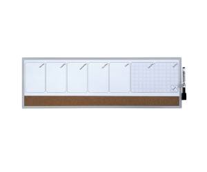 Organizer magnetico con calendario settimanale - 58,5 x 19 cm - orizzontale - Nobo - 1903780 - 5028252344418 - DMwebShop