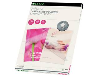 Pouches ILam - A3 - 303 x 426 mm - 2 x 125 micron - conf. 100 pezzi - Leitz - 74880000 - 4002432397723 - DMwebShop