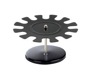 Portatimbri circolare - 12 posti - nero - metallo - Koala - 7203 - 8028422572037 - DMwebShop