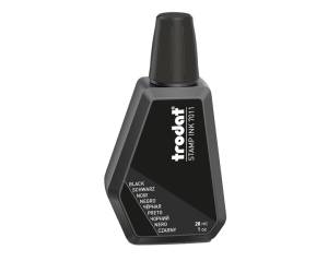 Inchiostro 7011 per timbro in gomma - nero - 28 ml - Trodat - 55886. - 92399558866 - DMwebShop
