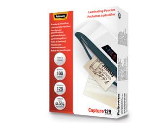 Pouches Capture125 - 75 x 105 mm - 2 x 125 micron - scatola 100 pezzi - Fellowes - 5306901 - 77511530692 - DMwebShop