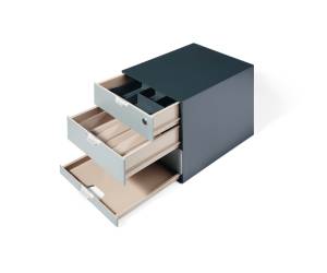 Set Coffee Point Box - 2 organizer inclusi - 28,9 x 27,9 x 35,4 cm - ABS - grigio - Durable - 3385-58 - 4005546978161 - DMwebShop