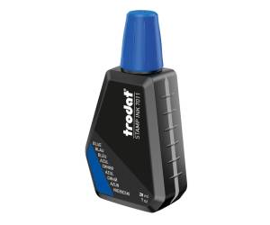 Inchiostro 7011 per timbro in gomma - 28 ml - blu - Trodat - 55883. - 92399558835 - DMwebShop