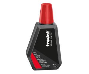 Inchiostro 7011 per timbro in gomma - 28 ml - rosso - Trodat - 55885. - 92399558859 - DMwebShop