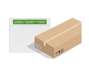 Busta adesiva - Speedy Doc - con stampa CONTIENE DOCUMENTI - formato C5 (23 x 16,5 cm) - PPL/PE - conf. 1000 pezzi - Favorit - 400089730 - 8006779003565 - DMwebShop