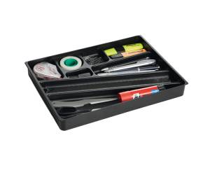 Vaschetta portaoggetti Idealbox per cassetti - 24 x 34 x 3,6 cm - nero - Durable - 1712004058 - 4005546108223 - DMwebShop