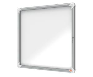 Bacheca per esterni fondo magnetico bianco 6 fogli A4 orizzontale - 16203