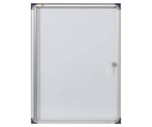 Bacheca per interni ultrapiatta fondo in metallo magnetico bianco 4 fogli - A4,16409