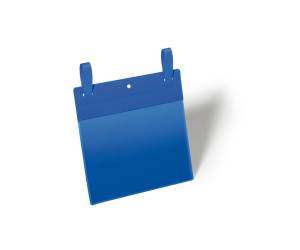 Buste identificative con fascette di aggancio A5 orizzontale blu - 17652