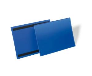 Buste identificative magnetiche 150 x 67 mm blu - 17029