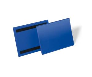 Buste identificative magnetiche A5 orizzontale blu - 17053