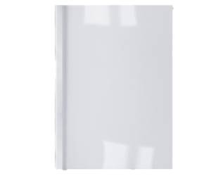 Cartelline termiche Business Line 3 mm leather bianco scatola 100 pezzi - 15247