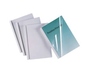 Cartelline termiche Standard A4,150 micron 30 mm bianco scatola 50 pezzi - 15209