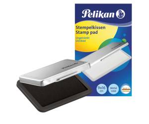 Cuscinetto per timbri 9 x 16 cm nero - 14680