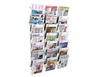 Espositore da parete metallo 21 tasche - A4,13454