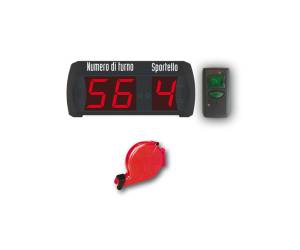 Kit completo elimina code multifunzione 2 numeri 9 sportelli numero di turno con sportello - 13695