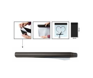 Lavagna adesiva in rotolo 100 x 45 cm nero - 13545