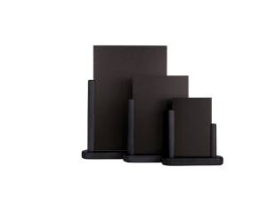Lavagna da tavolo Elegant A6,15,5 x 17 x 5 cm nero - 13491