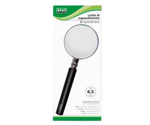 Lente di ingrandimento diametro 6 - 5 cm nero Lebez - 13565