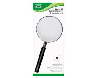 Lente di ingrandimento diametro 9 cm nero Lebez 1124 - 14562