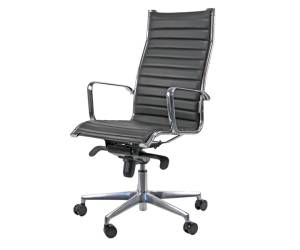 Poltrona direzionale Pollux new PNP con braccioli inclusi nero - 17405