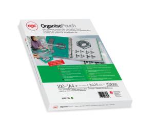 Pouches A4,228x303 mm 2x125 micron preforata organise scatola 100 pezzi - 16141