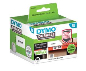 Rotolo 300 etichette LW Durable 1933088 - 59 x 102 mm PP bianco - 19023