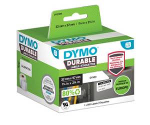 Rotolo 800 etichette LW Durable 1933084 - 57 x 32 mm PP bianco - 19020