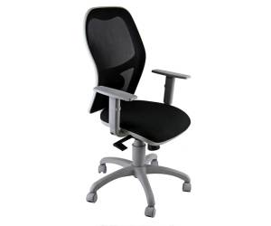 Seduta operativa Hubble Grafix con braccioli regolabili nero grigio - 17398