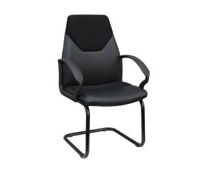 Seduta visitatore Guru GRV con braccioli inclusi nero - 17404