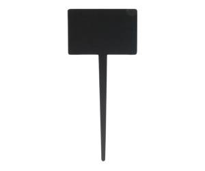 Silhouette Tags forma rettangolo 8 x18 cm nero set 5 pezzi - 13537