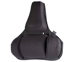 Supporto lombare ergonomico 38x37x5 cm nero - 17423