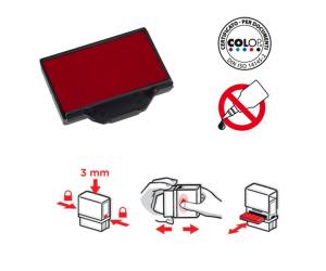 Tampone di ricambio E 20 rosso - 13776