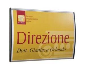 Targa da parete Arkos 10 x 15 cm profilo silver - 13597