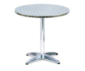 Tavolo bar tondo diametro 70 cm altezza 70 cm alluminio acciaio - 17574