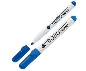 Pennarello Memo - a secco - per lavagne cancellabili - punta conica - 2,5 mm - blu - conf. 12 pezzi - Tratto - 854001 - 8000825854019 - DMwebShop