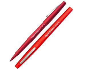 Pennarello Flair Nylon punta feltro - punta 1,1 mm - rosso - conf. 12 pezzi - Papermate - S0190993 - 8008285095133 - DMwebShop